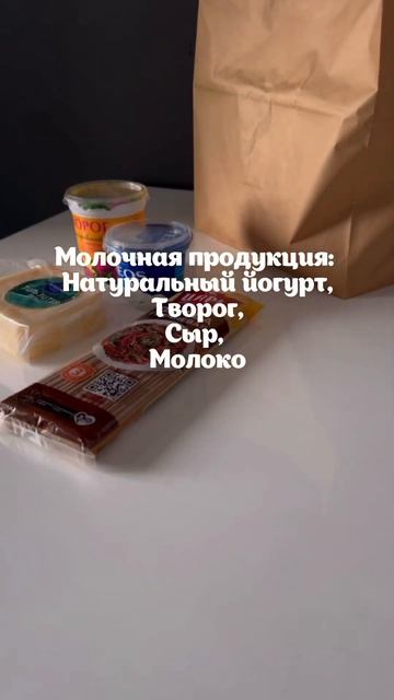 Идеальная продуктовая корзина на неделю ✅ подписывай смотреть онлайн