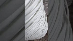 Какой ротанг выбрала для плетения кашпо.