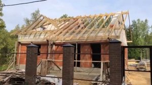 Добавление кукушки стропильной системы, доделка кров?