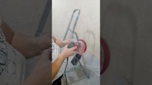 Зачистка (шлифовка) венецианки 🌀 #венецианскаяштукат