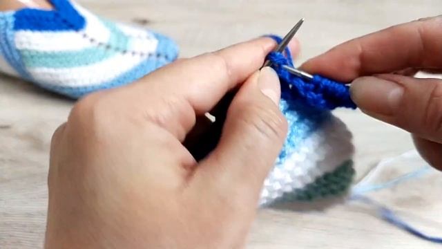 Только лицевые и изнаночные петли ☺️ СЛЕДКИ из остат?