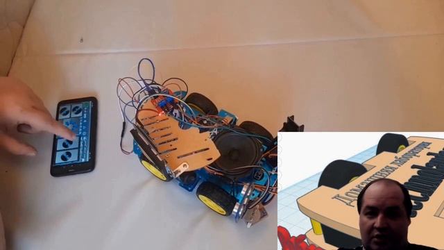 Машина робот на двух Arduino с управлением по Bluetooth и IRremote. Две отдельные цепи управления.