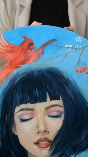 #art #картина #холст #девушка смотреть онлайн