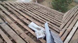 Реконструкция. Замена старой кровли на новую. ч. 1