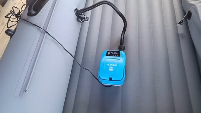 Обзор насоса Seanovo HT-900 на лодке Grouper 335w часть2