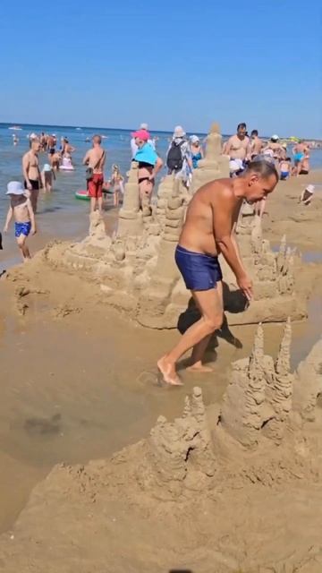 Анапа Мастер из песка!!! 16.08.2023 год!!!