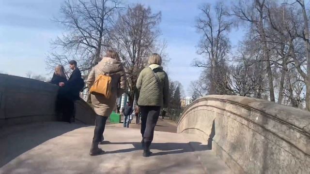 Из Павловска в Пушкин. Парки Пушкина. смотреть онлайн
