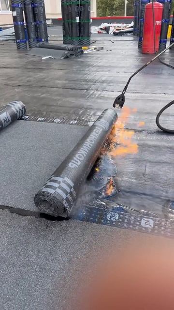 Наглядный пример вытекания битумного вяжущего из под смотреть онлайн