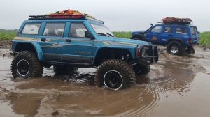 Грязи нет, только лужи и машины на радиоуправлении!