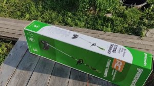 Обзор электрического триммера Greenworks 1301807