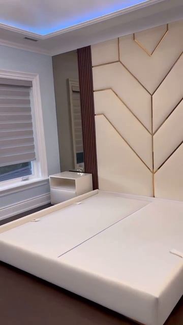 Стеновые панели как украшение 💞 #красивыекровати #ст? смотреть онлайн