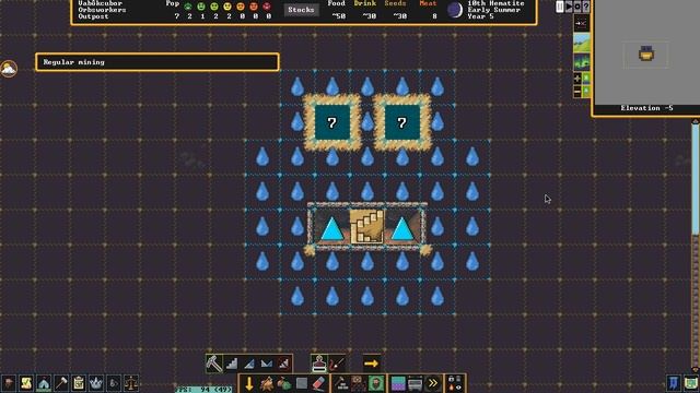 Dwarf Fortress 🍄 Дварфийские новости ♒ Пройден двухслойный Heavy aquifer в песках! 😱 смотреть онлайн