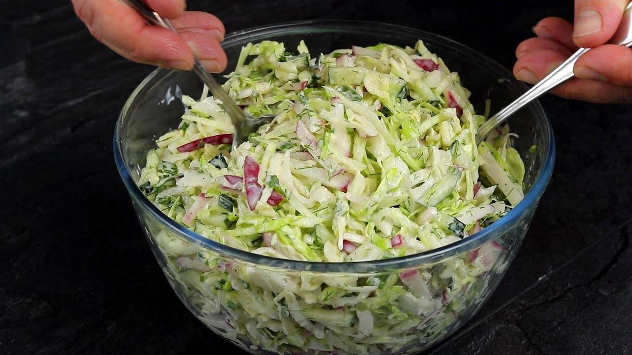 Самый Простой и Вкусный салат из Капусты на каждый день. Готовлю Два раза в день Вкусные Советы смотреть онлайн