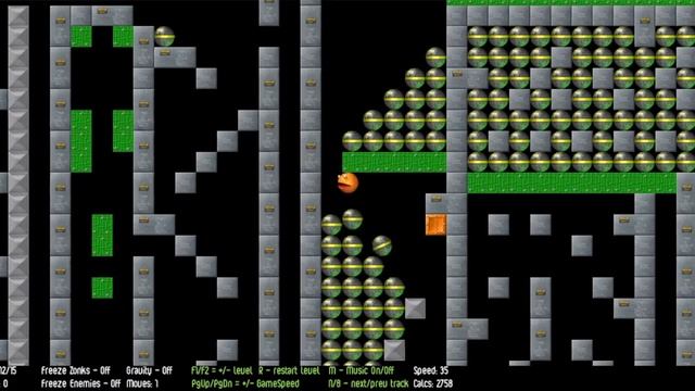 Прохождение NewSupaplex Level 6 "DOWN THEY FALL" смотреть онлайн