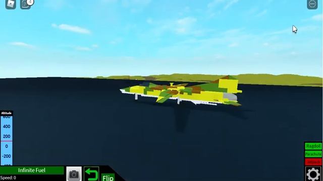 Plane Crazy showcase Mig 27m миг 27м ROBLOX смотреть онлайн