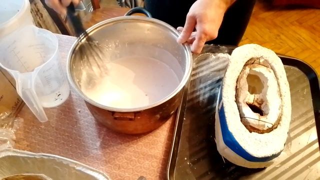 Фигура из гипса в силиконовой форме. смотреть онлайн