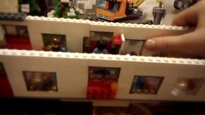 Обзор  ласточки поезд из Лего самоделка
