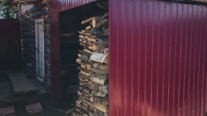 Как построить Дровяник из металла