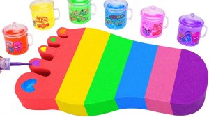 ИГРАЕМ С КИНЕТИЧЕСКИМ ПЕСКОМ НОГА ИЗ ПЕСКА ВИДЕО МУЛЬТИКИ ДЛЯ ДЕТЕЙ КАНАЛ ИГРАЛКИ-ЗАЛИПАЛКИ