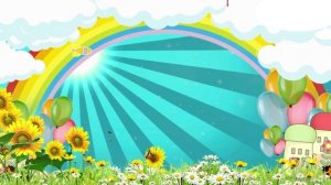 Футаж детский фон ЛЕТО