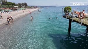 Турция, Кемер. ПЛЯЖ у отеля LIMAK LIMRA HOTEL & RESORT 5*. Море и погода в Июне в Турции Сезон