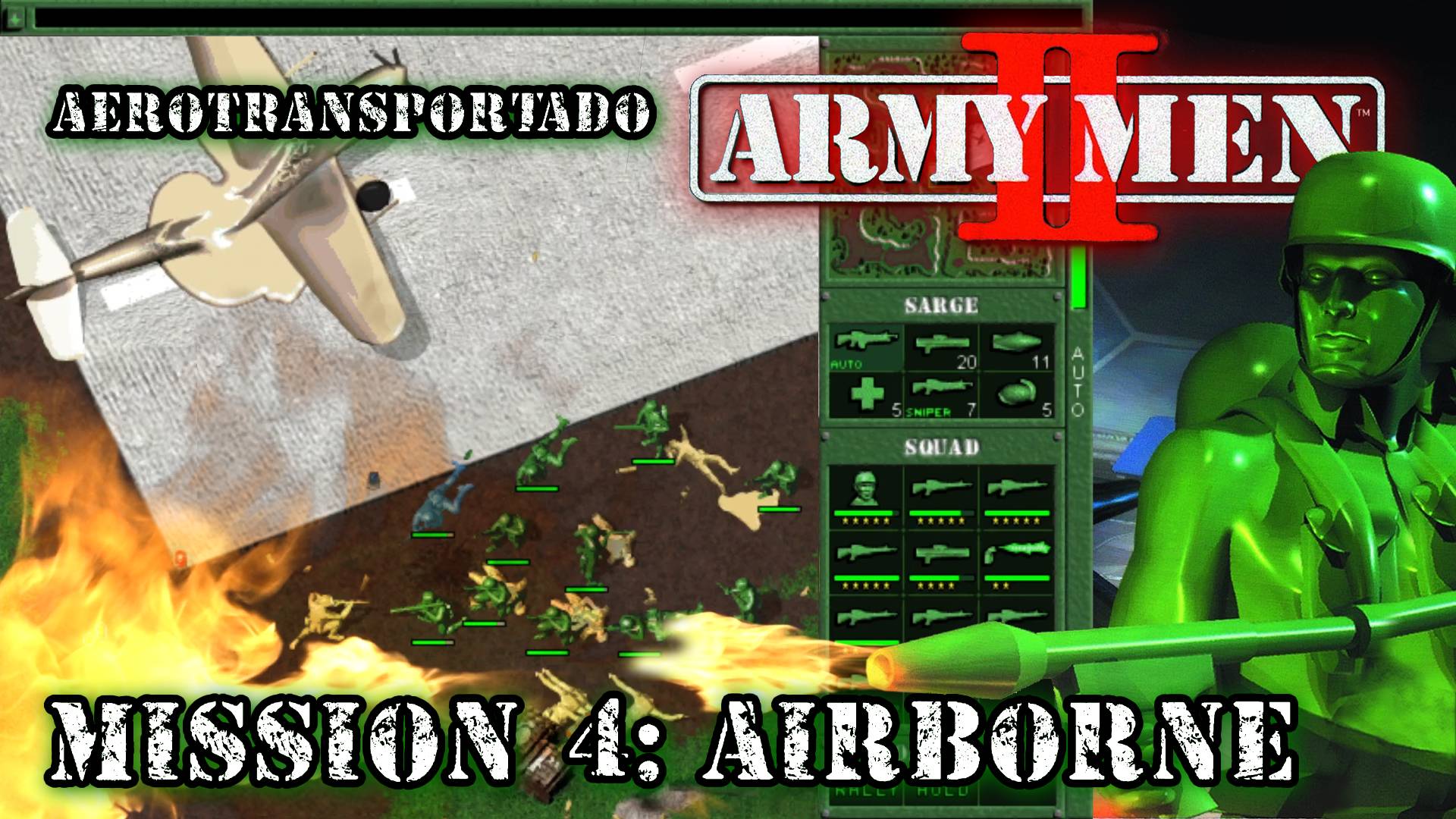 Army Men 2 - Миссия 4 - Воздушный десант (Airborne)