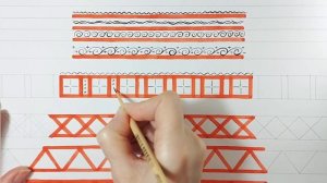 Мезенская роспись. Учимся рисовать. Урок для детей и взрослых. #5