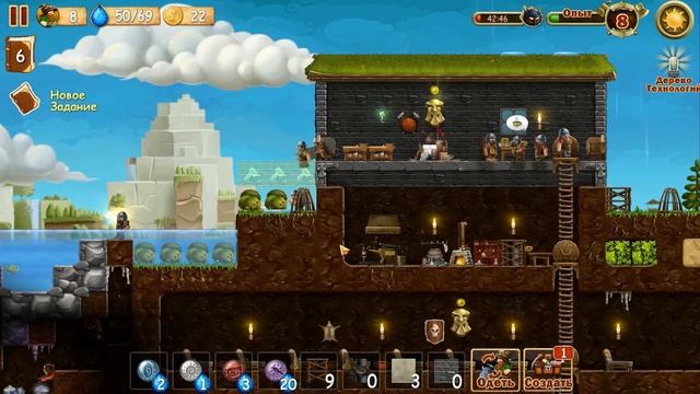 Craft The World [10-я серия] Каменные стены