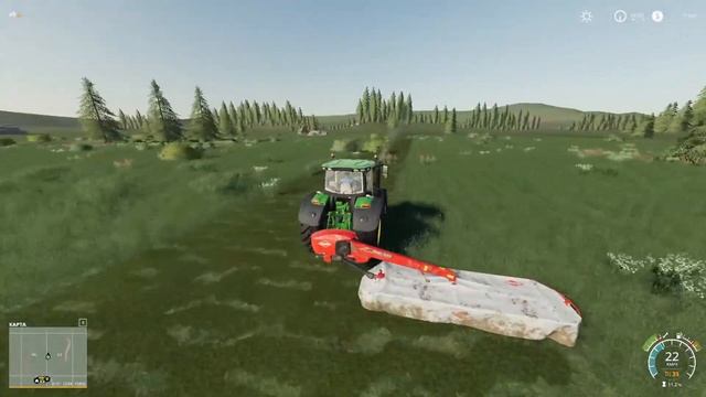 FS19|No Man's Land||Timelapse #8|Косим траву| смотреть онлайн
