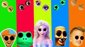 Музыкальные мультики для малышей "Не те глаза". Тум Тум Са против Влада Ники. Мультики для детей