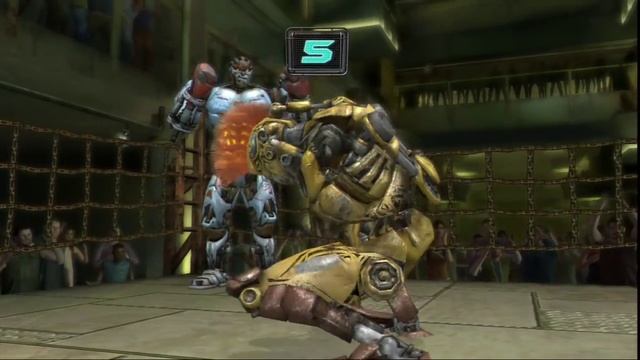 Живая сталь-Амбуш уничтожает Мидаса(Real Steel) Ambush Vs Midas