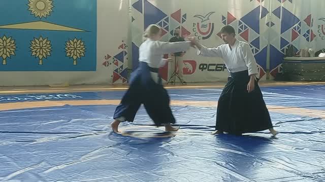 Моё индивидуальное выступление на Фестивале айкидо, 24.05.2025