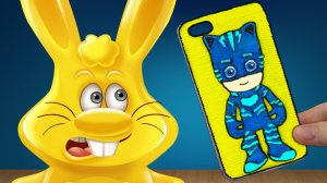 ПРАНК ЗАЙЦА ХАРИТОНА И ЧЕХОЛ ДЛЯ ТЕЛЕФОНА СВОИМИ РУКАМИ 3Д РУЧКОЙ КЭТБОЙ