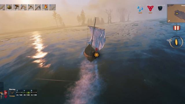 Valheim. День 115-116. Увидели, вернулись-разведали... смотреть онлайн