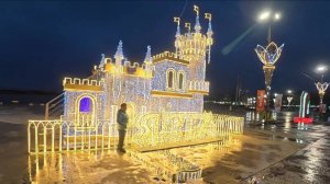 ЯЛТА в ОГНЕ ночных фонарей ! Ласточкино гнездо , пляж Массандра, Набережная. КРАСИВО! Крым на Ладони