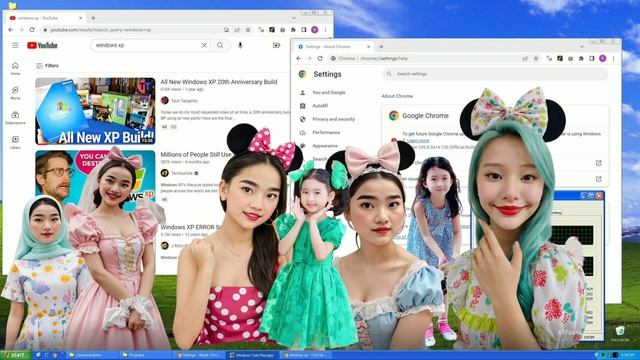 Фото-разговорный ИИ Windows XP ПК Компьютер Некоторые Обыч смотреть онлайн