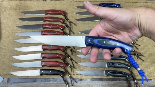 Выставка цельнометаллических ножей из стали Vg10/Ножи по наличию! смотреть онлайн