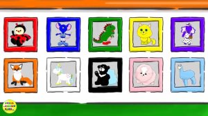 учим цвета, обучающий мультфильм для детей и малышей