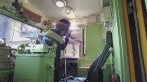 ЖД. Ремонт свистка и тифона. Вынесли боковое окно у машиниста. 34/25