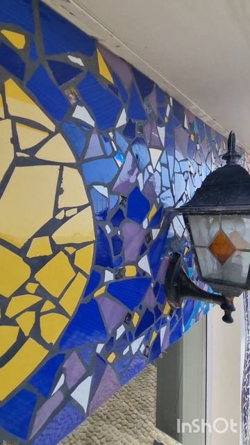 Мозаика "Лунная ночь" #art #декор #дизайн смотреть онлайн