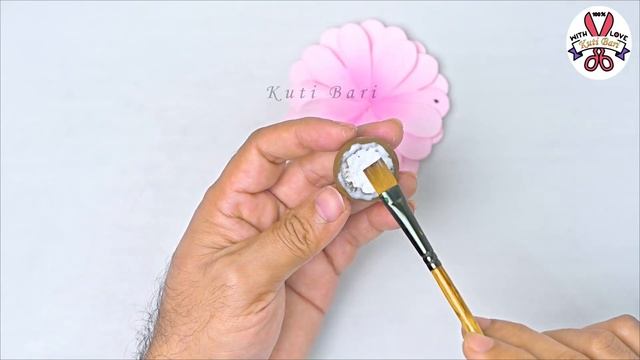 Easy paper flower making - Coffee cup recycle flower смотреть онлайн