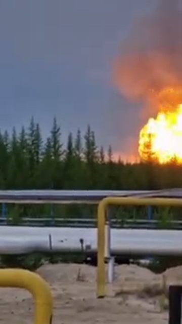 В России горит крупнейшое месторождение Газа смотреть онлайн