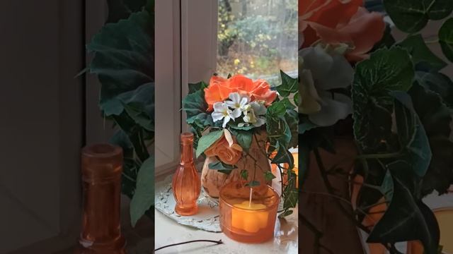 Осень на подоконнике и на улице. 🍁🍁🍁 смотреть онлайн