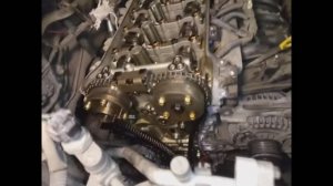 Замена цепи ГРМ Toyota Corolla 150 1ZR-FE ﹤Выставление по меткам﹥