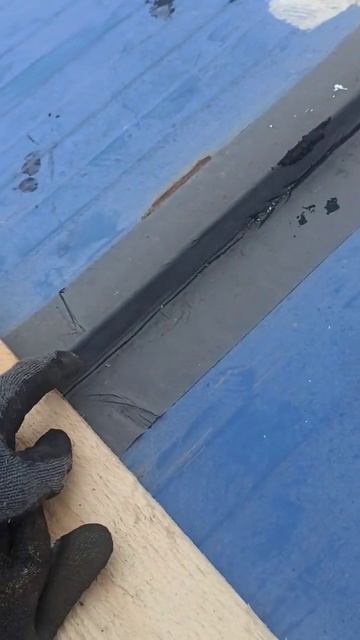 монтаж кровли из профнастила 12.25м