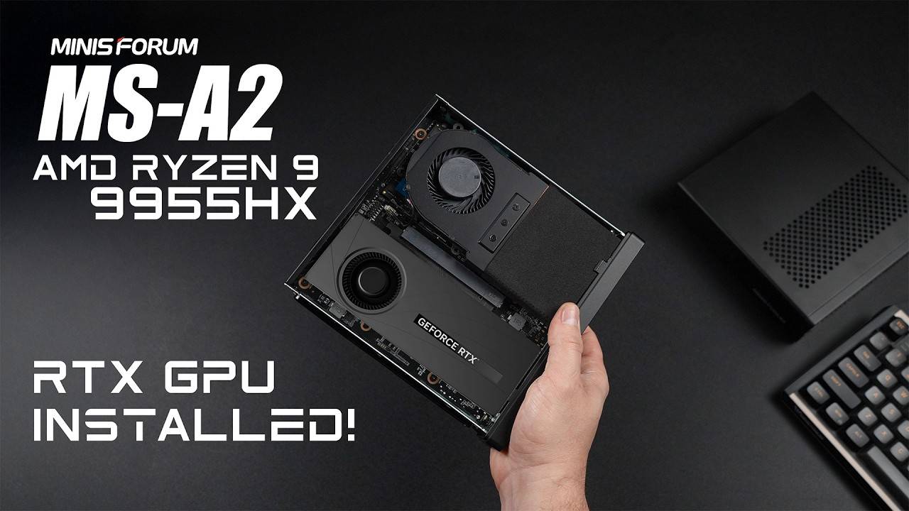 MS-A2 First Look, Ultra Fast 16 Core RYZEN Mini PC With GPU Support! смотреть онлайн