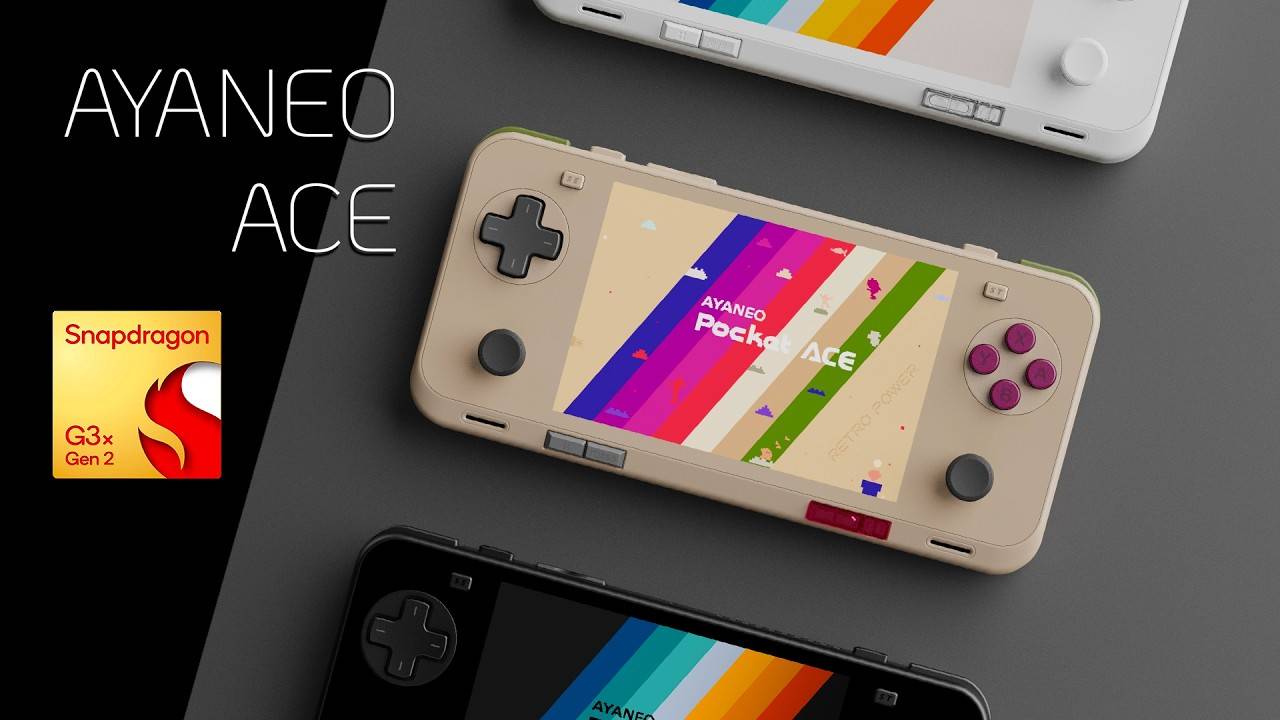 AYANEO ACE First Look! A POWERFUL Horizontal Retro Handheld смотреть онлайн