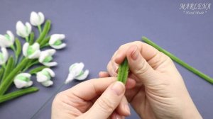 💞 Супер ПРОСТО! Букет ПОДСНЕЖНИКОВ своими руками 💞 Pi