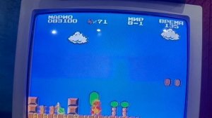 Прохождение «Super Mario Bros» на RETRO GENESIS 8Bit (нахождение секр?