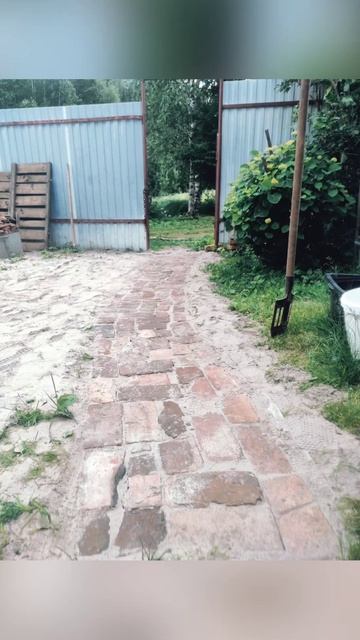 #дача #кирпич #дорожка #идея #shorts